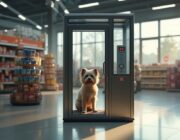 Innovación alemana: estacionamientos seguros para mascotas en comercios