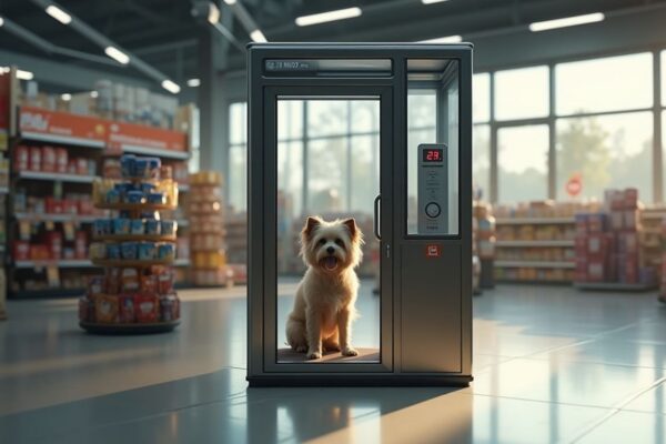 Innovación alemana: estacionamientos seguros para mascotas en comercios