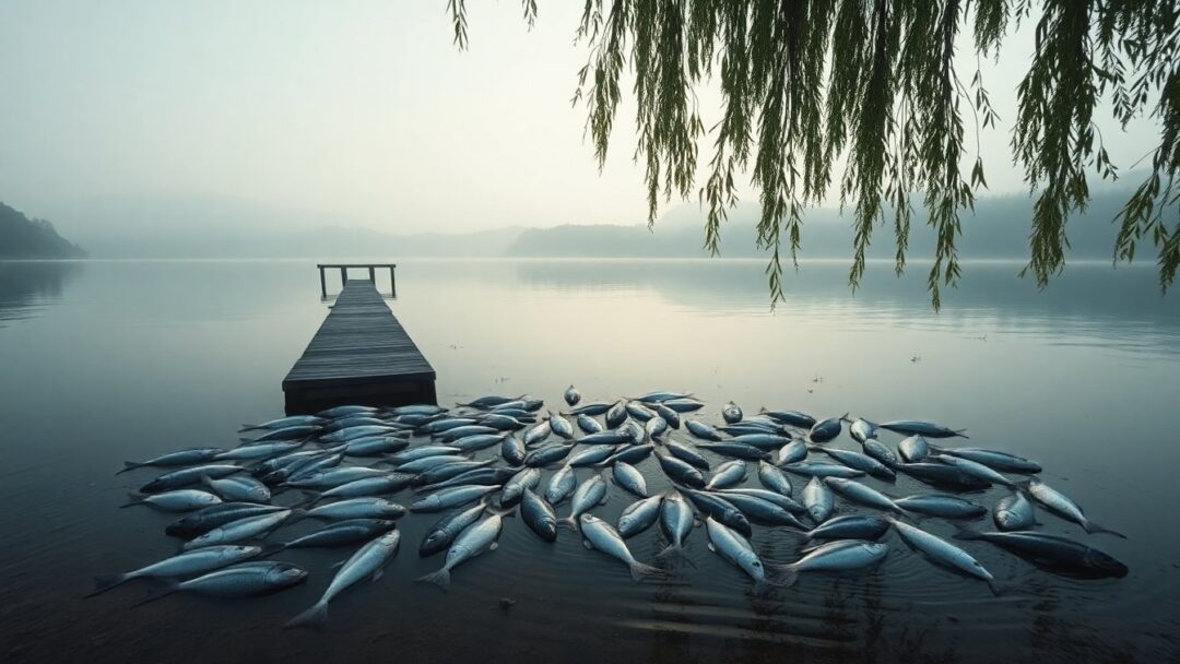 Mortandad masiva de peces en lago Pilchowickie: causas y consecuencias del desastre ecológico