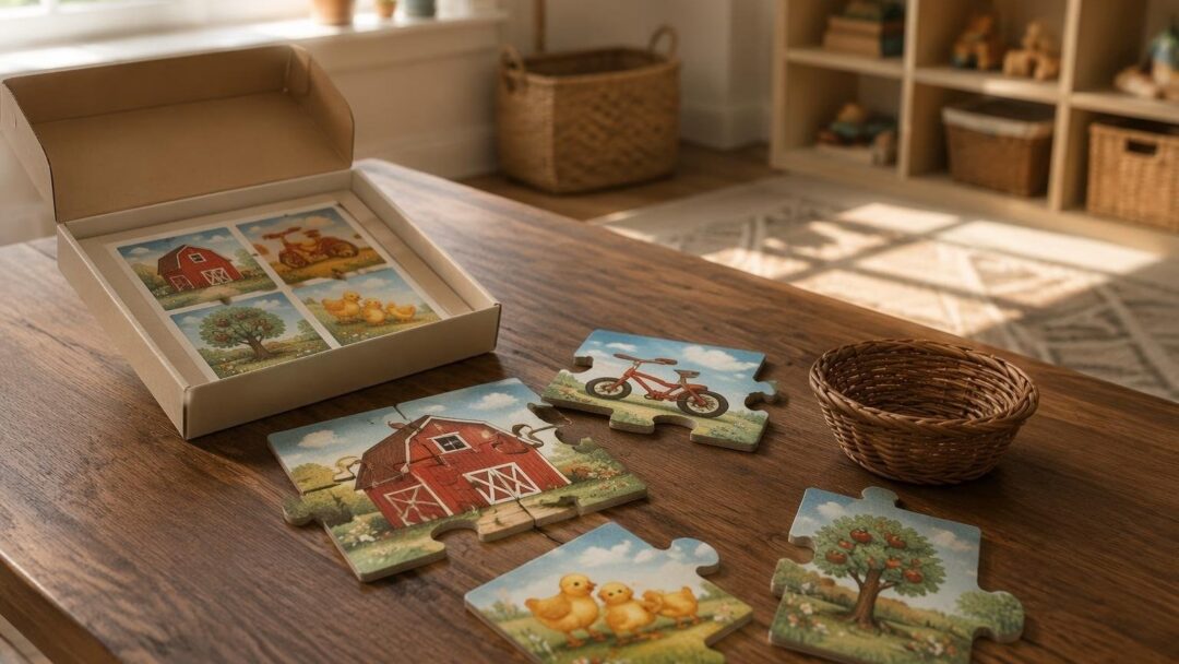 Puzzles educativos para niños: la colección fattoria de Ravensburger my first Puzzle