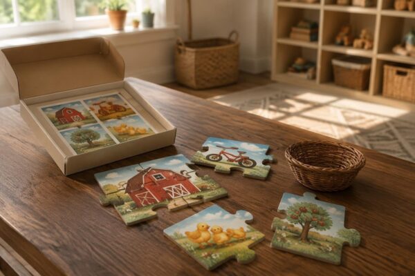 Puzzles educativos para niños: la colección fattoria de Ravensburger my first Puzzle