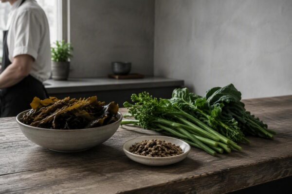Algas, insectos y vegetales balanceados: opciones nutritivas para peces