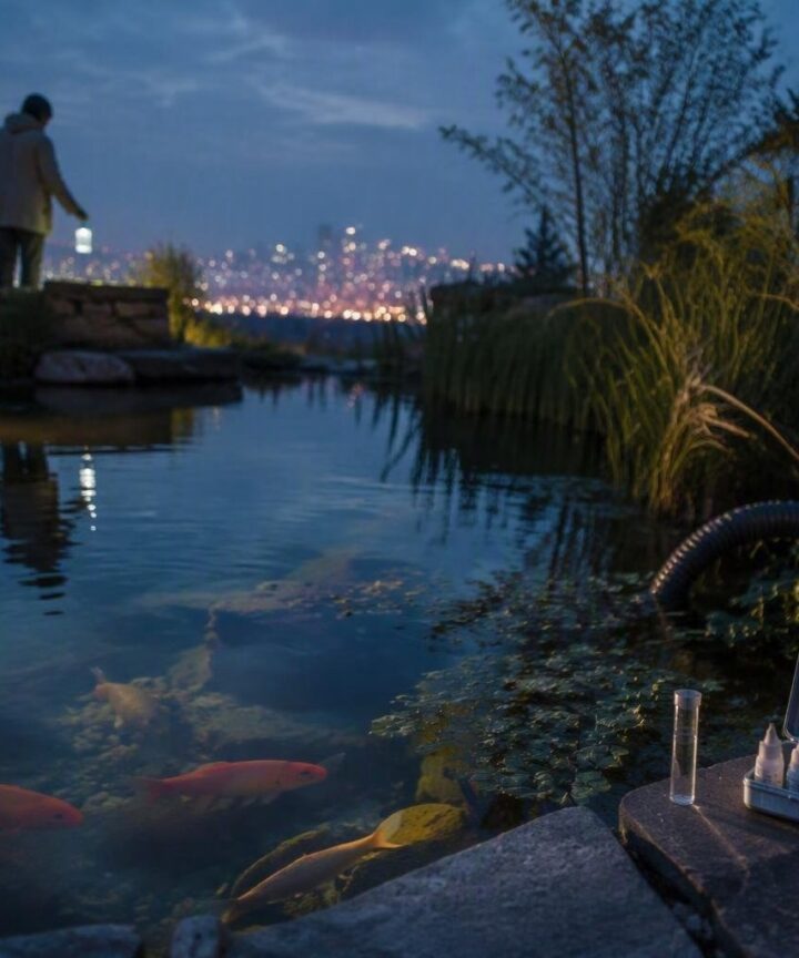 Cómo mantener peces en estanques con agua de calidad todo el año