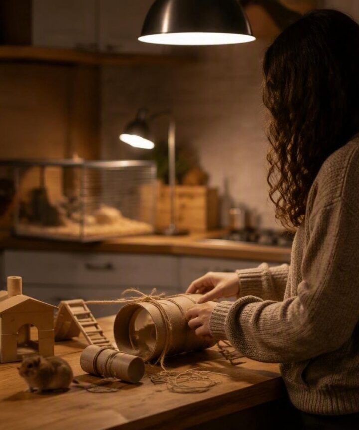 Guía práctica para crear túneles, juguetes y más para hámsters
