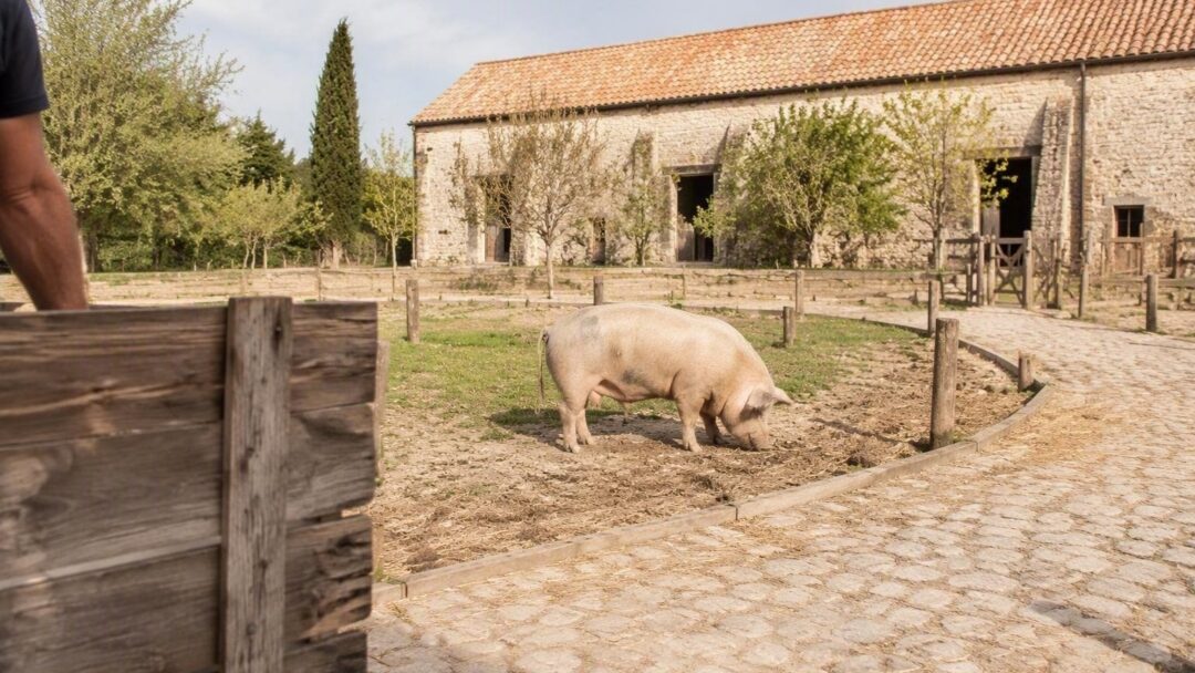 La conmovedora historia de Bacon, el cerdo rescatado en una granja educativa de Francia