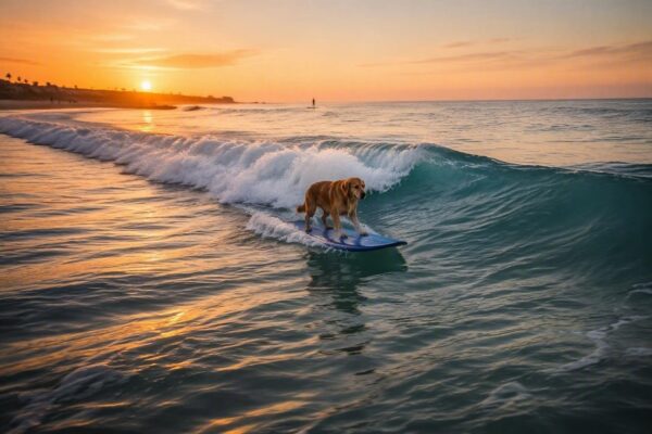 Surf canino: enriquecimiento y bienestar para perros
