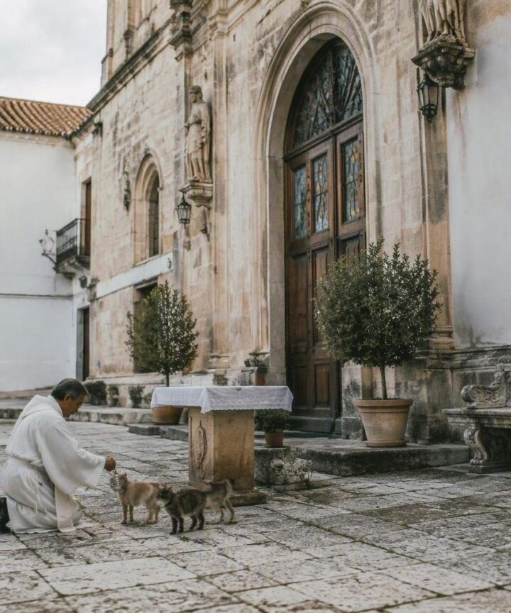 Tradiciones religiosas honran a San Roque con bendiciones para perros y gatos