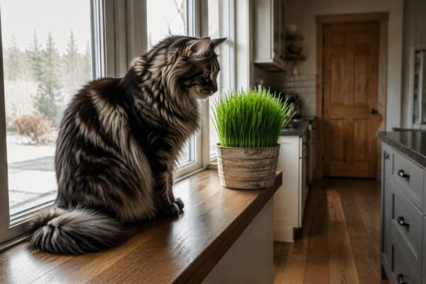 Gatos y hierba: hipótesis, mitos y cultivo seguro en casa