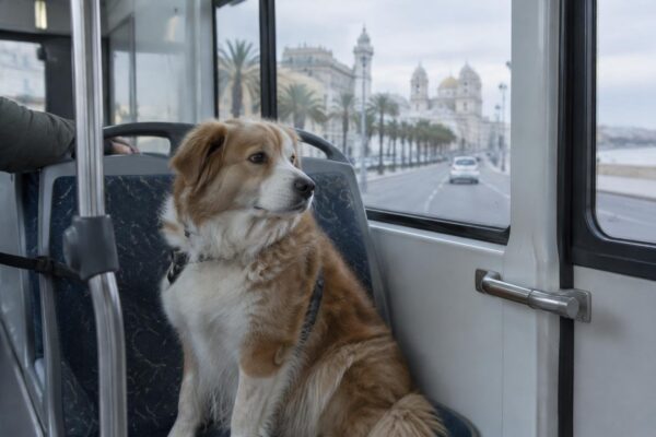 Cádiz discute los perros en autobús y Buenos Aires lanza Mascotear 2026