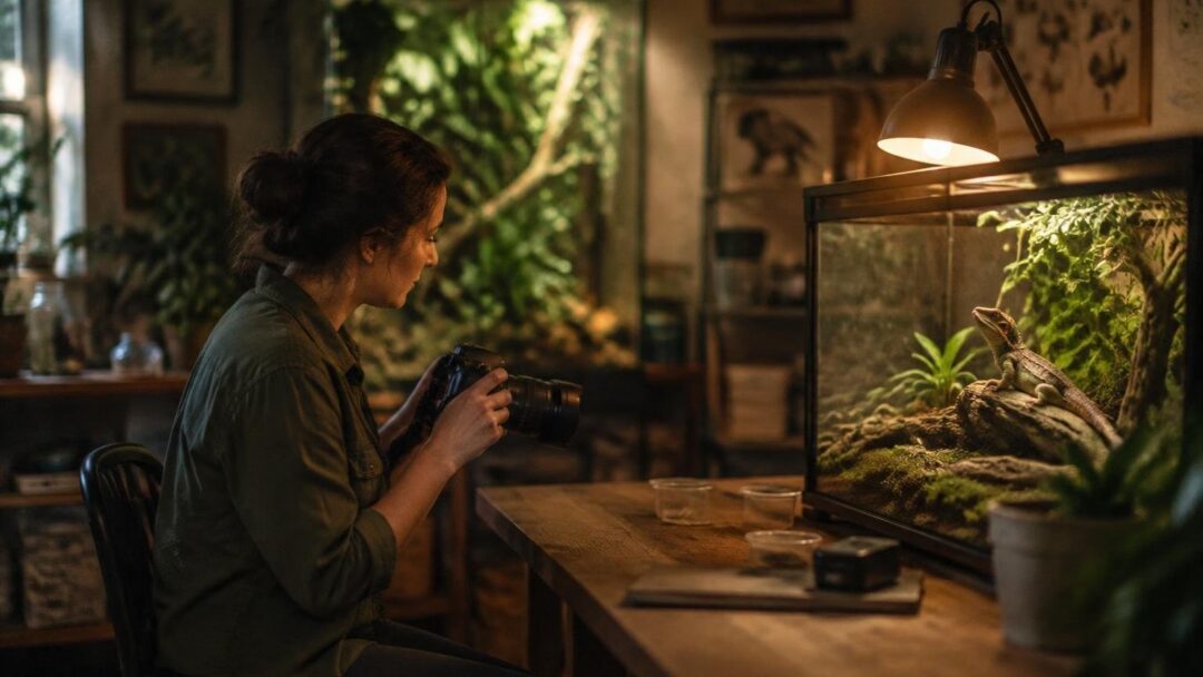 Cómo fotografiar reptiles y anfibios sin estresar al animal