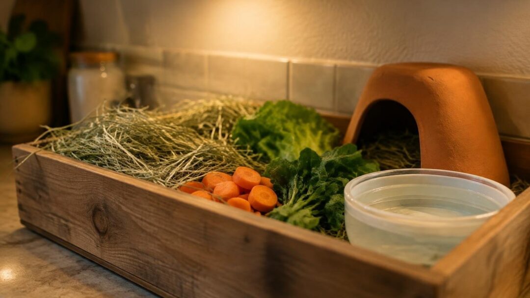 Guía práctica de alimentación y bienestar para conejos en casa