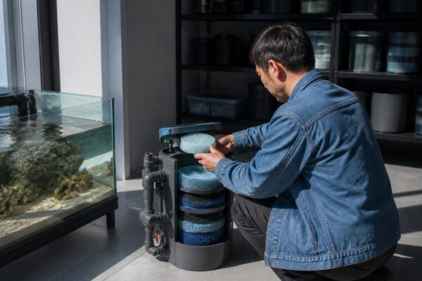 Paso a paso: filtro mecánico-biológico para acuario