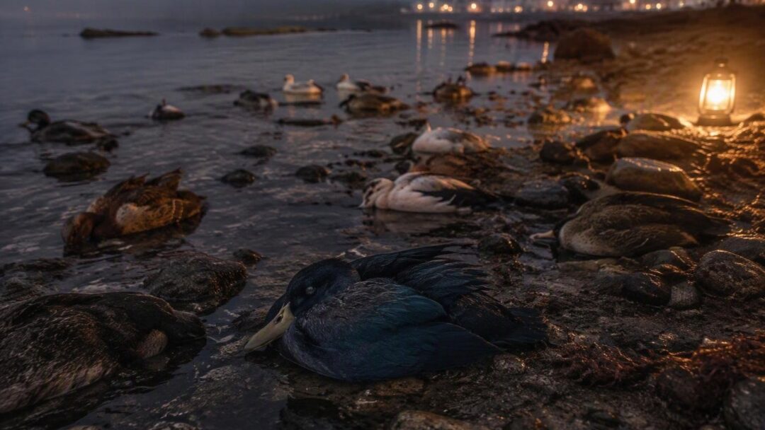 Un misterio ambiental deja 44 pájaros sin vida en Suances