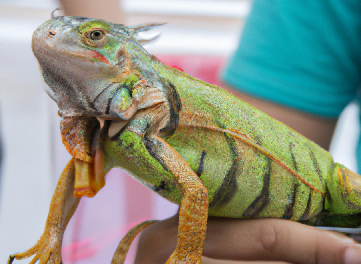 Come tenere un’iguana in casa come animale domestico