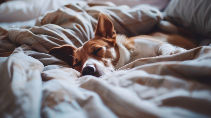 Dormire con il cane in camera da letto: pro e contro