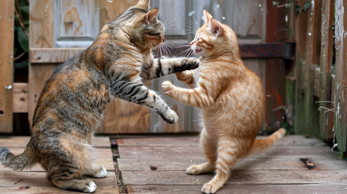 Cosa fare quando si vedono due gatti litigare? Consigli utili