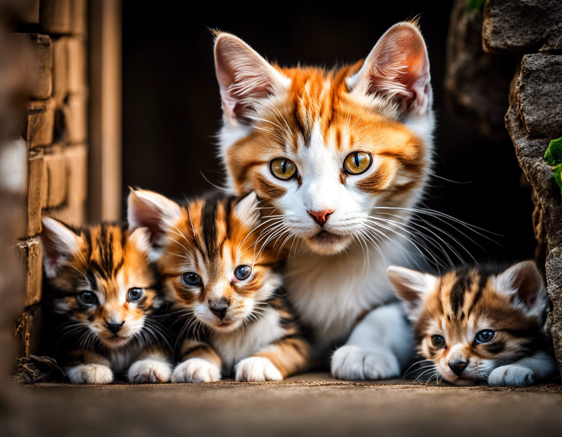 Dove partoriscono i gatti randagi?