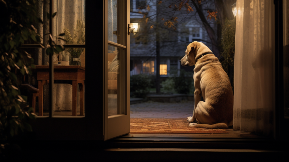 Quanto può tenere la pipì un cane di notte?
