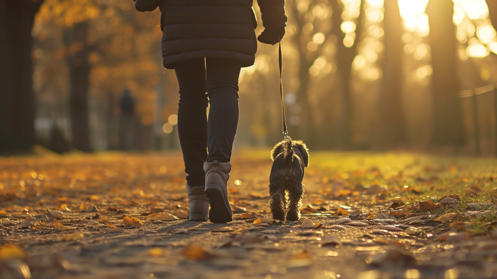 Come insegnare al cane a camminare al tuo fianco?