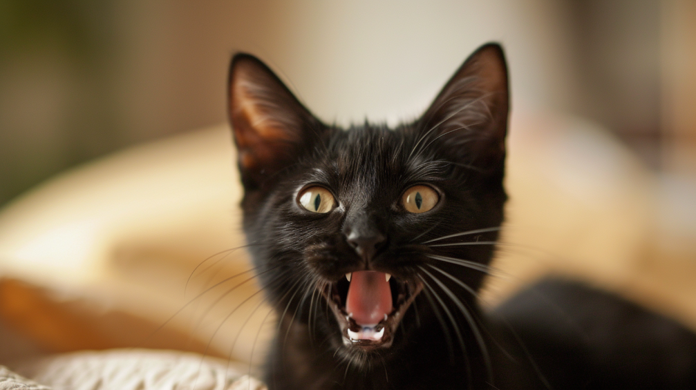 Perché il mio gatto mi guarda e miagola?