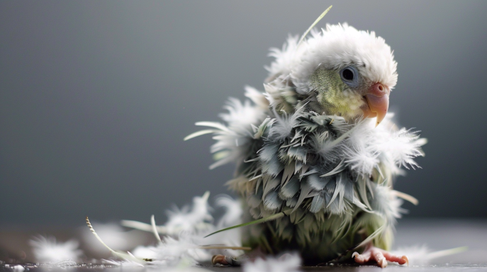 Perché agli uccelli cadono le piume?