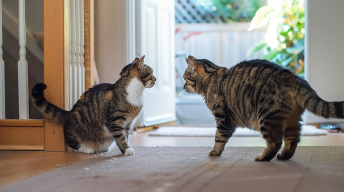 Come far fare amicizia a due gatti adulti?