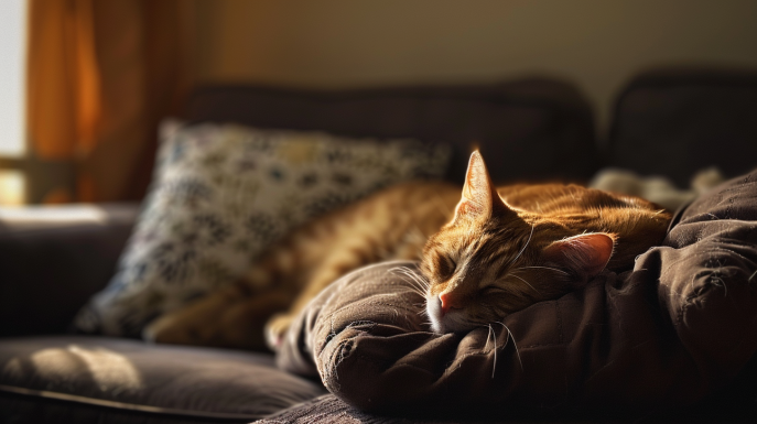 Come si fa ad abituare il gatto a dormire da solo?