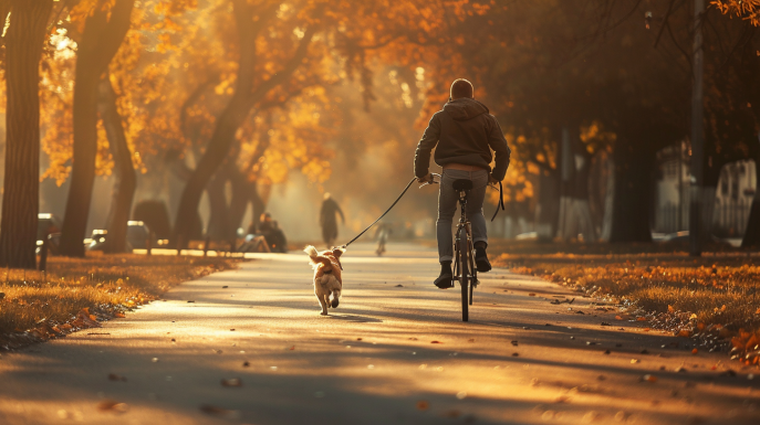 In bici con i cani: giusto o sbagliato?