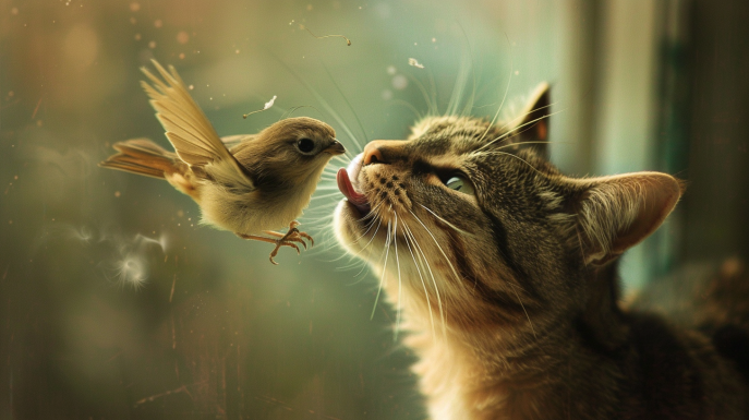 Perché i gatti uccidono gli uccelli?