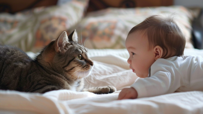 Quando il gatto è geloso del neonato?