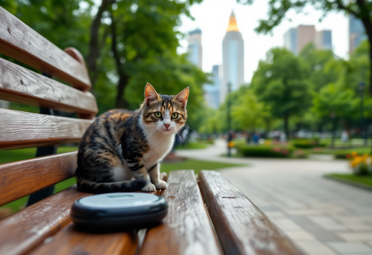 Gatto con microchip, simbolo di sicurezza in Lombardia
