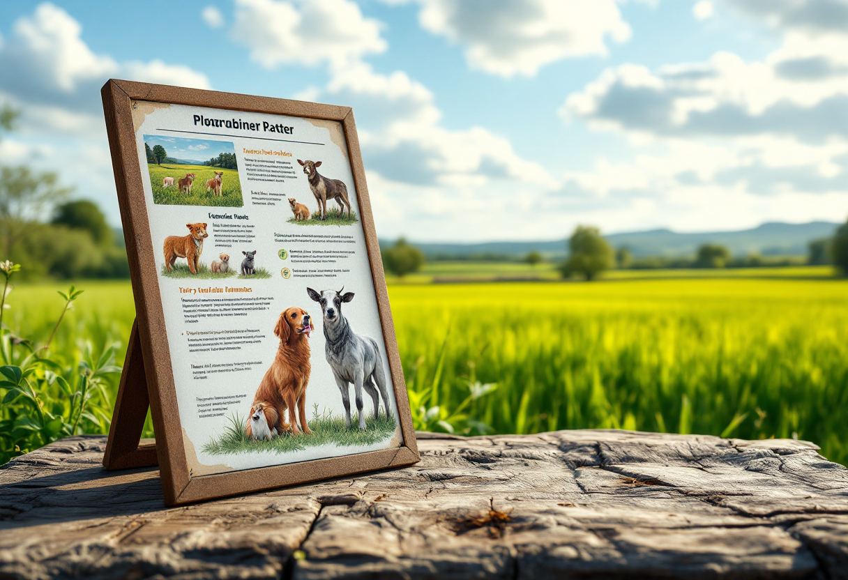 Immagine del 25° anniversario di PetFamily con animali