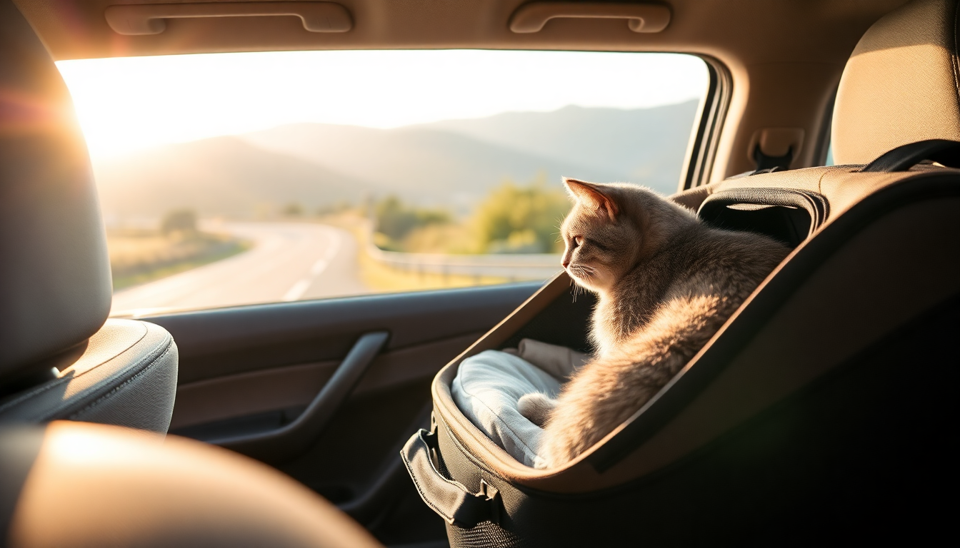 Come rendere il viaggio con il tuo gatto un’avventura positiva