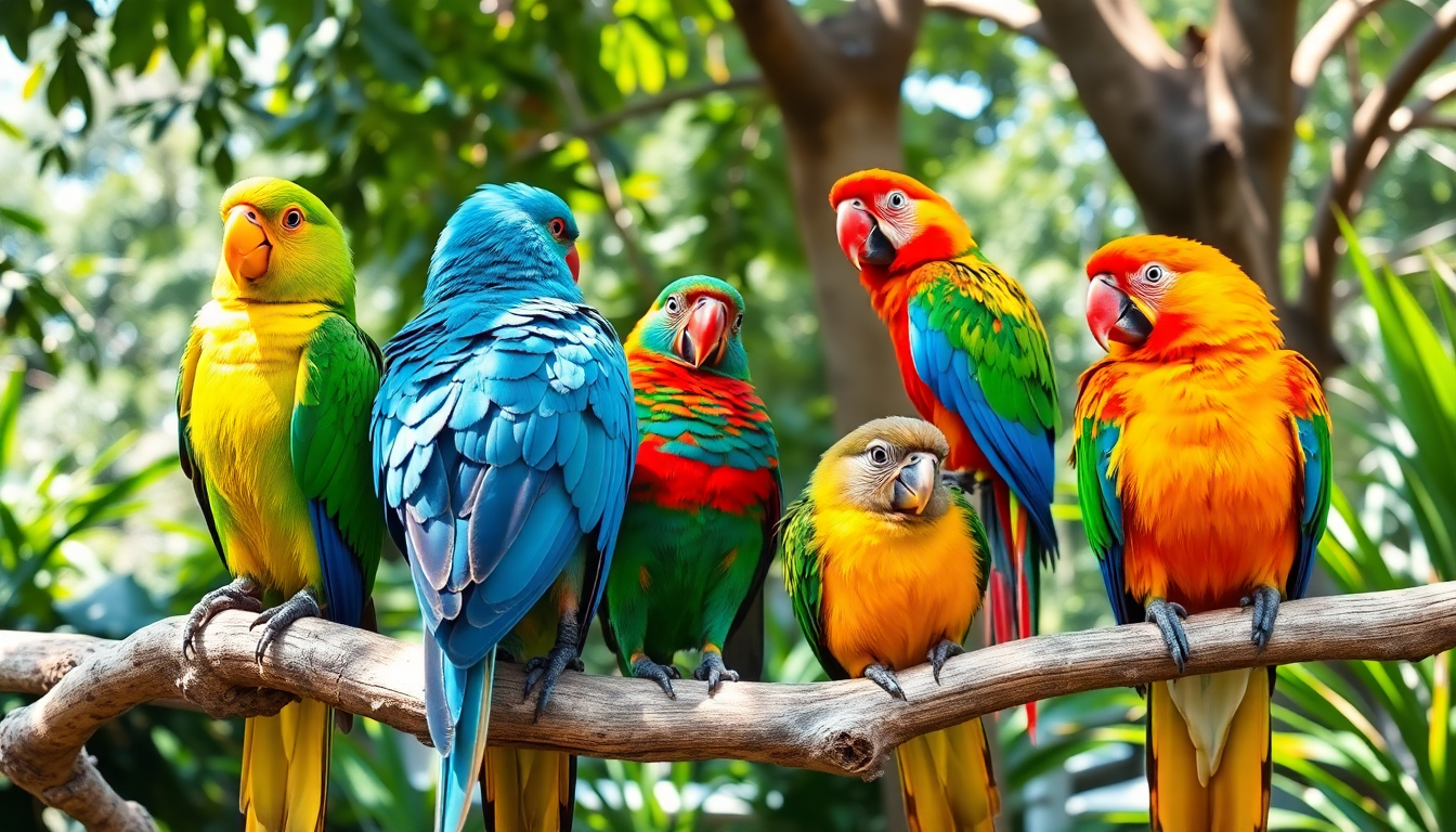 Colore e comportamento nei pappagalli: una connessione affascinante
