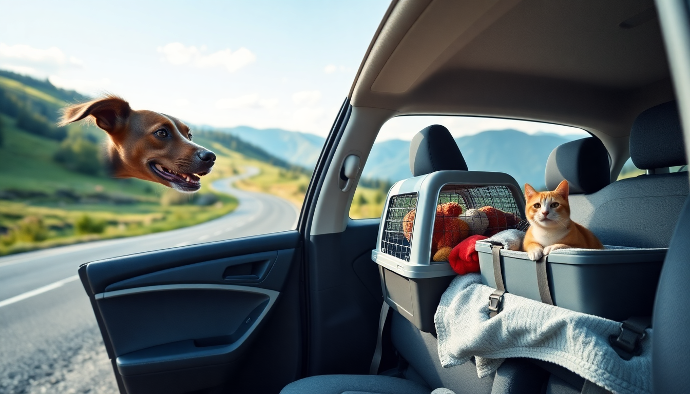 Guida al trasporto sicuro di animali in auto