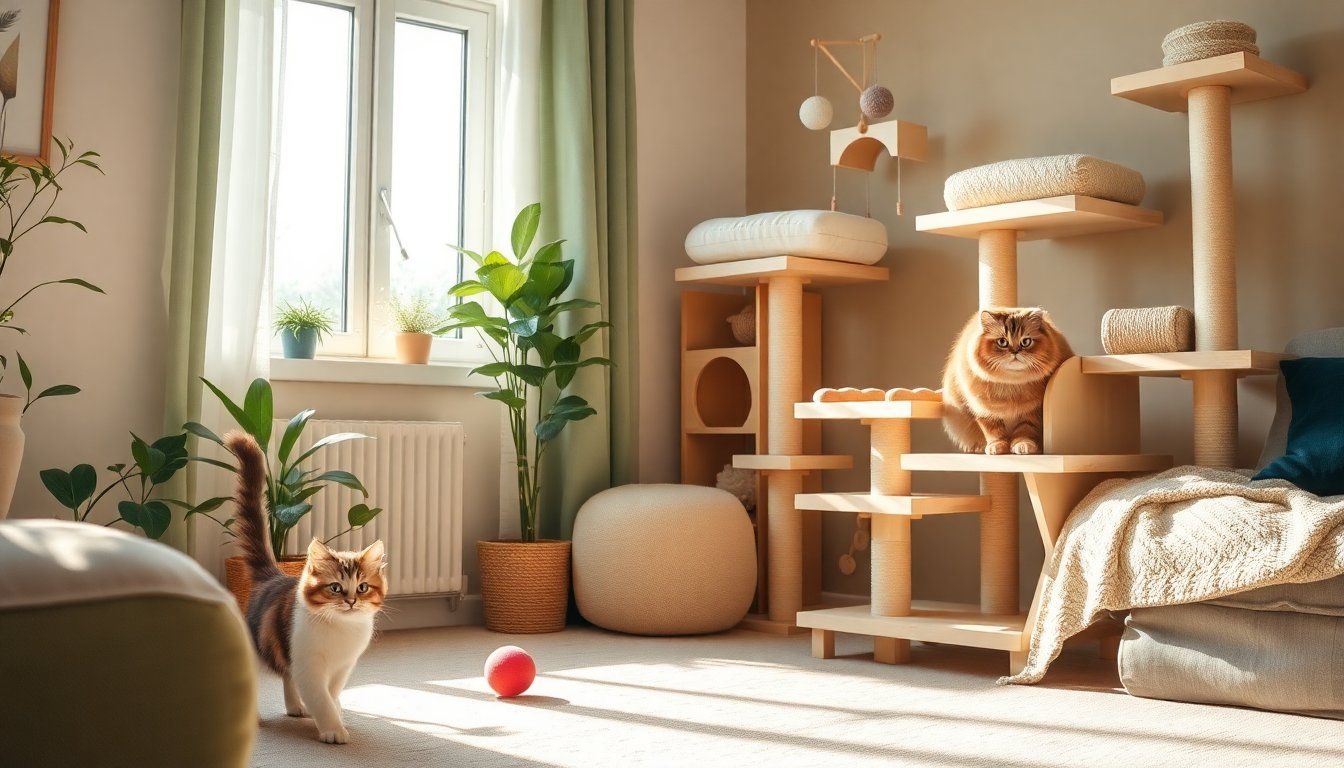 Idee Creative per Spazi di Gioco e Rifugi Comfort per Gatti in Casa
