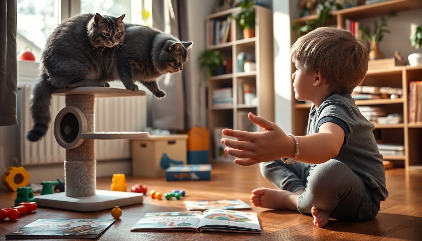 L’influenza positiva dei gatti sulla crescita e lo sviluppo dei bambini