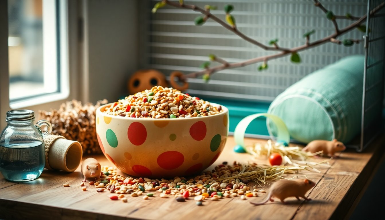 Guida Definitiva all’Alimentazione Sana dei Topolini da Compagnia