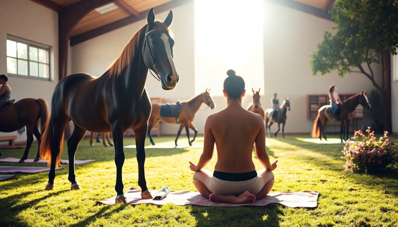 Scopri i Benefici del Yoga Equestre per il Benessere a Pescantina