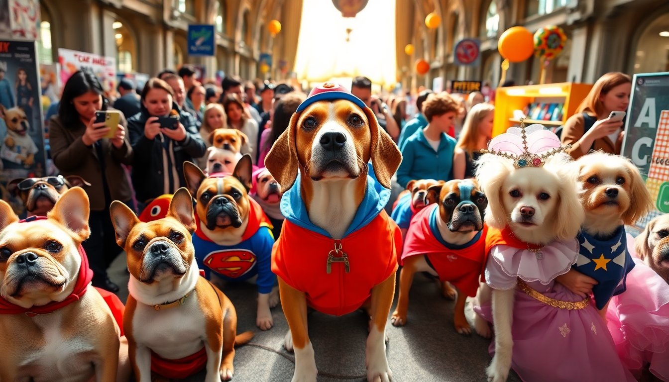 Scopri il Fascino dei Cani in Cosplay alle Fiere di Lucca: Un Fenomeno da Non Perdere!
