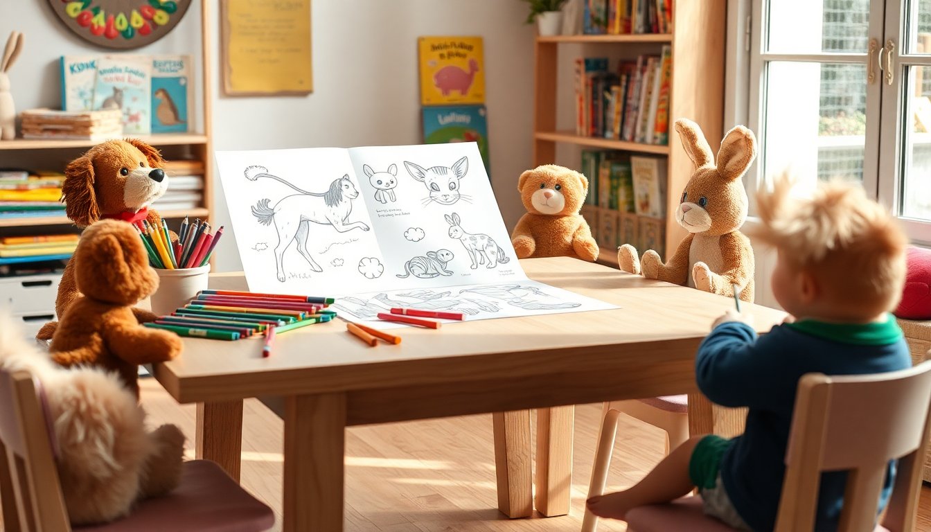 Amici a quattro zampe: un libro creativo per bambini