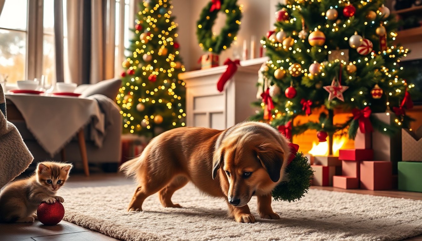 Come Proteggere i Tuoi Animali Domestici Durante le Festività Natalizie: Consigli Utili