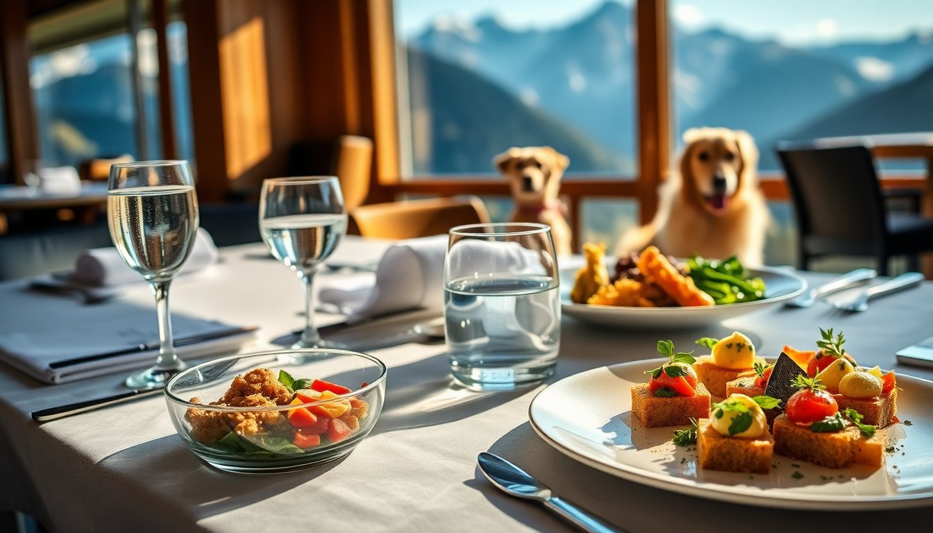 Cortina d’Ampezzo: il ristorante più esclusivo d’Italia con menù gourmet per cani