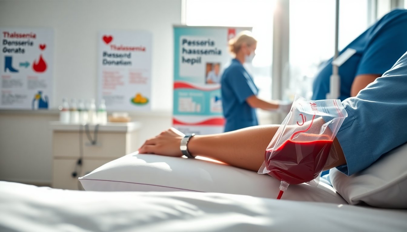 Donazione di Sangue: Un Gesto Essenziale per Sostenere i Pazienti con Talassemia