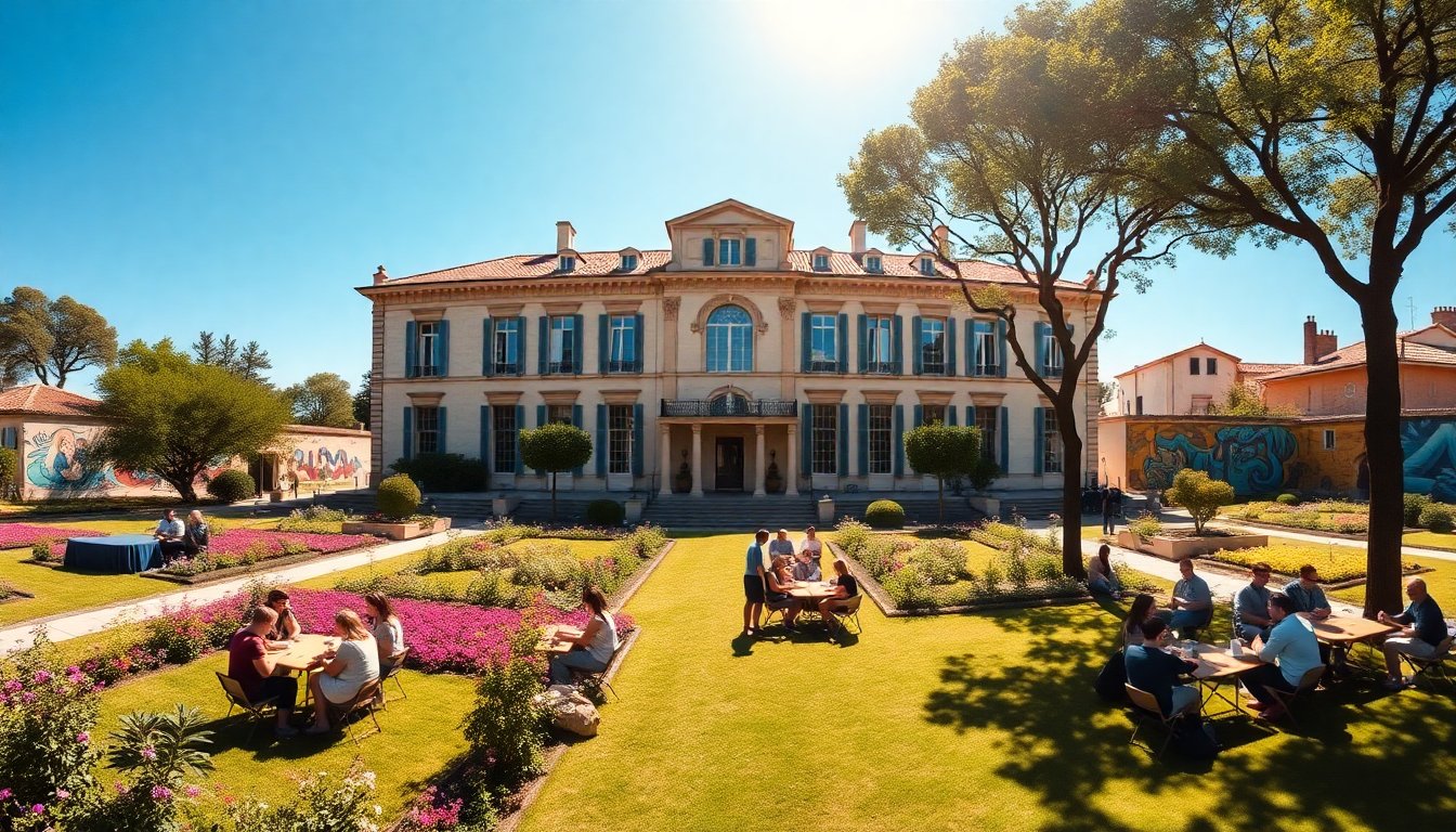 Villa Creativa ad Avignone: il centro innovativo per arte e creatività