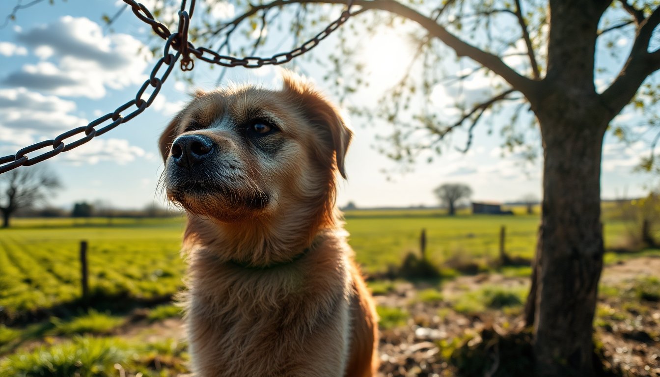 Cani Legati alla Catena: Affrontare un Problema Urgente per il Benessere Animale