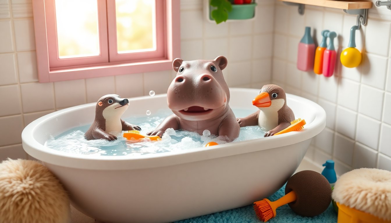 Il divertente bagnetto degli amici animali di PLAYMOBIL: un’avventura giocosa!