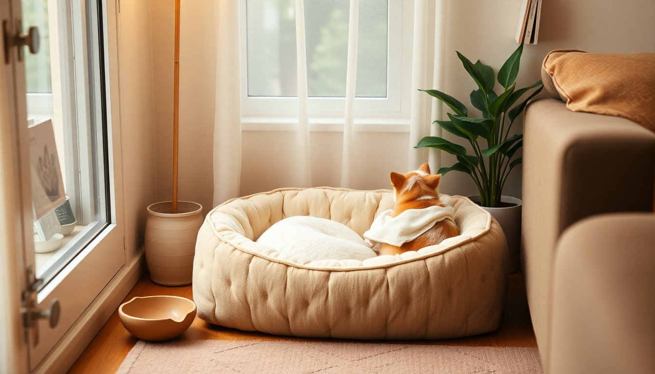 lettino imbottito per animali piccoli: comfort e calore
