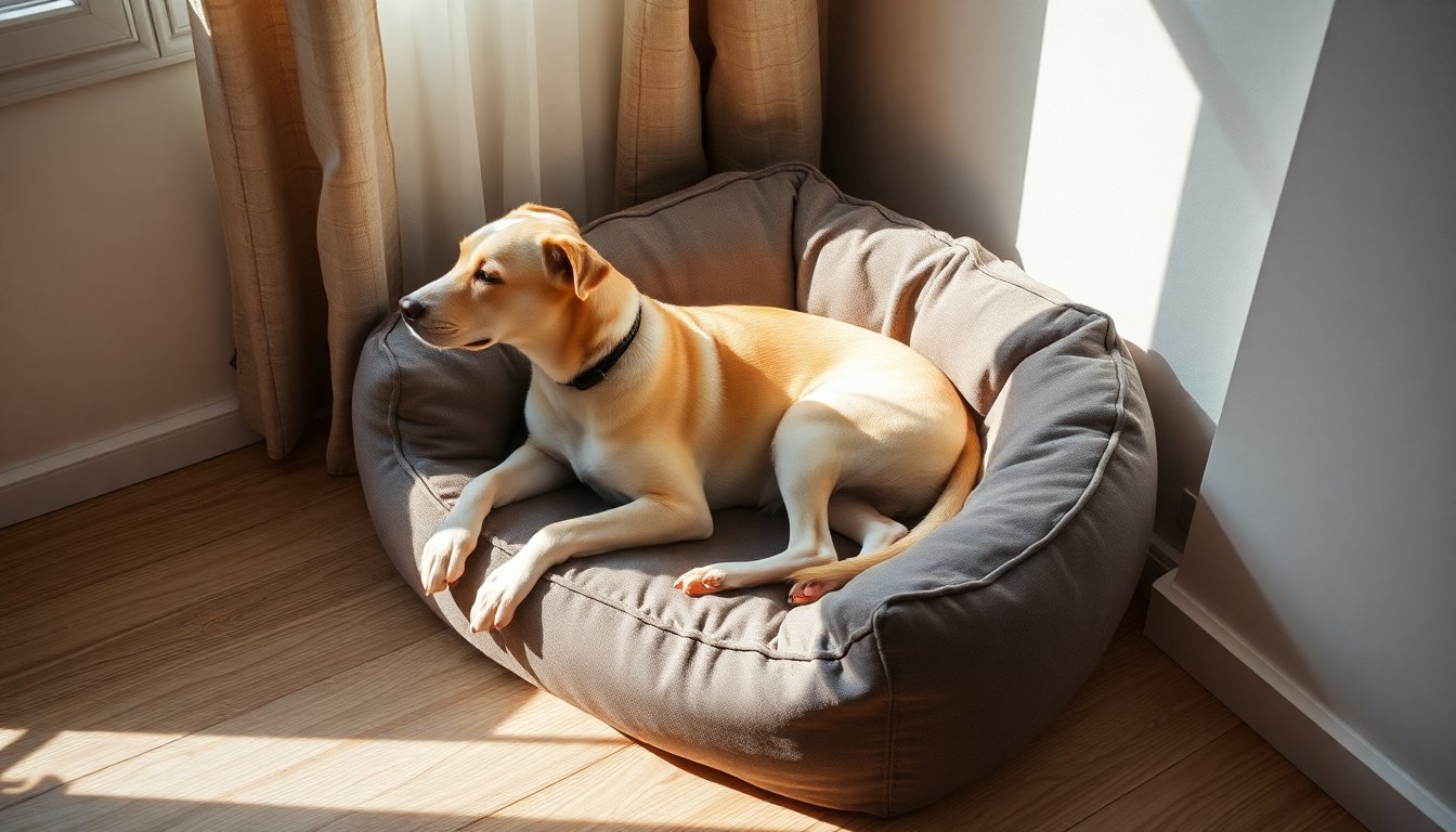 lettino per cani e gatti di taglia media, soffice e caldo