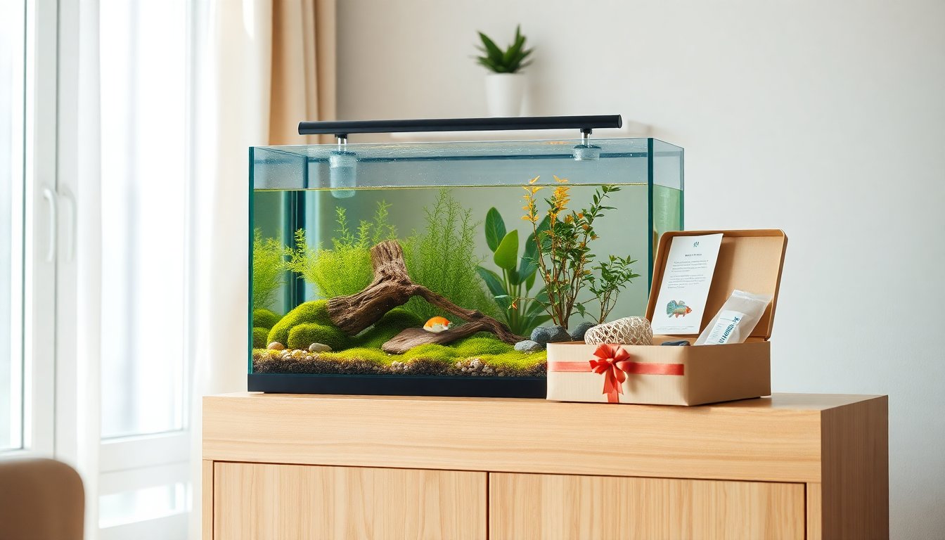 Regalare un acquario: idee e motivi per un dono duraturo